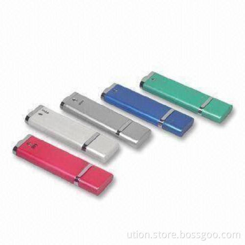 Plastic USB Flash Drives with 16GB Capacity and 2.0 Interface, Customized Colors Welcomed